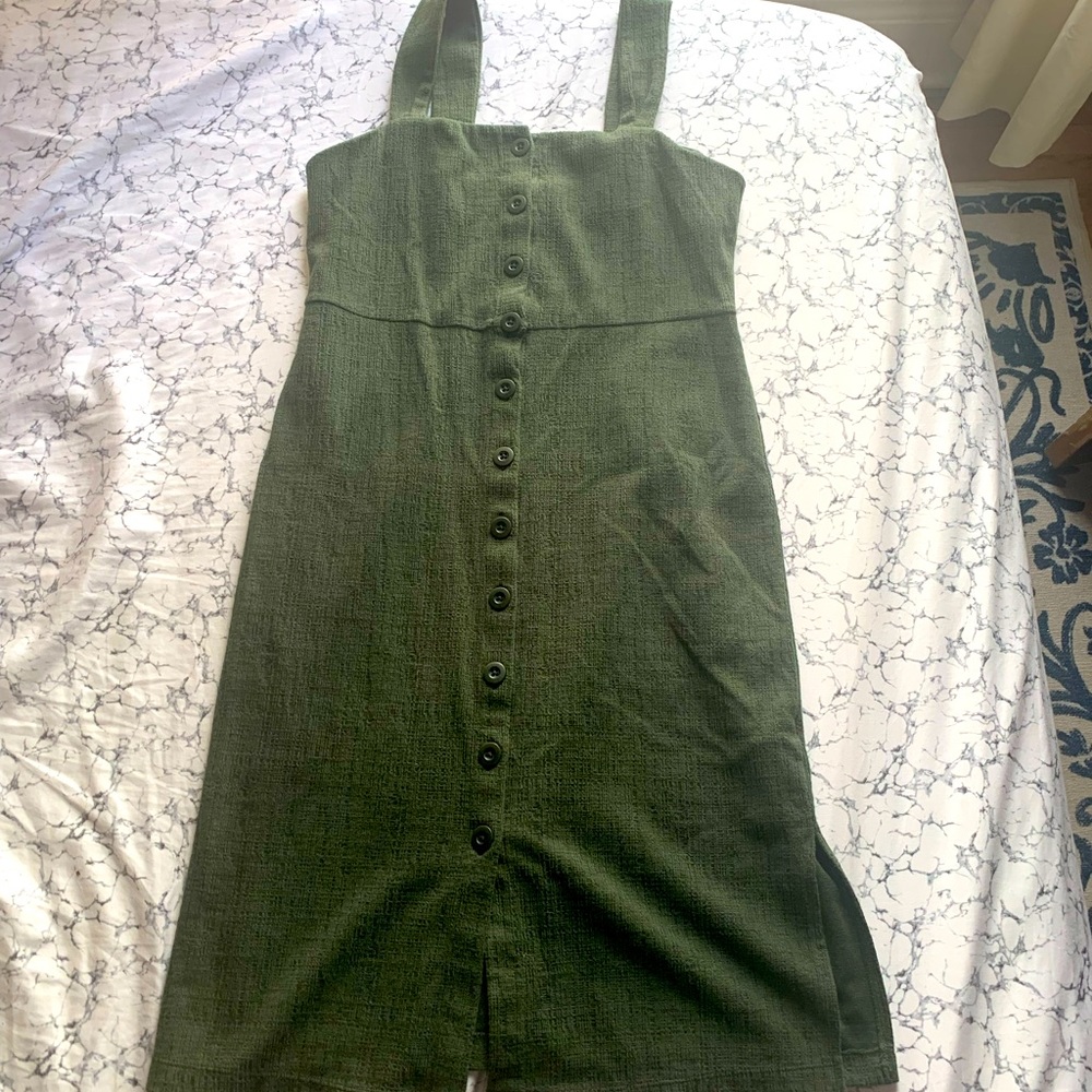 Forest green knit Anthropologie dress, size small